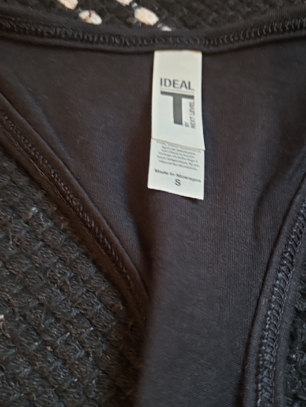 Black Racerback Tank Top - Picture 3 of 3